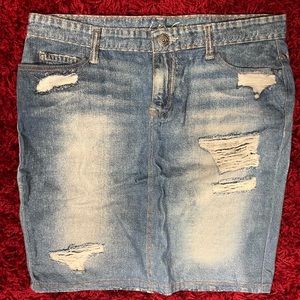 Jean skirt
